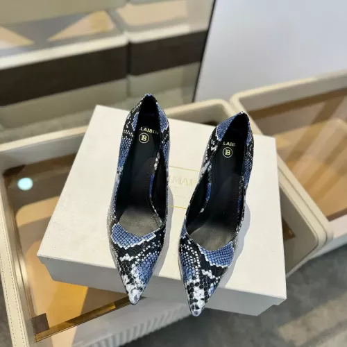 Cheap Balmain High-Heeled Shoes For Women #1320320 Replica Wholesale [$118.00 USD] [ITEM#1320320] on Replica Balmain High-Heeled Shoes
