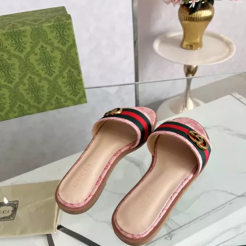Cheap Gucci Slippers For Women #1320370 Replica Wholesale [$82.00 USD] [ITEM#1320370] on Replica Gucci Slippers