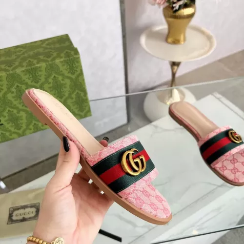 Cheap Gucci Slippers For Women #1320370 Replica Wholesale [$82.00 USD] [ITEM#1320370] on Replica Gucci Slippers