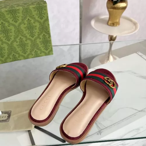Cheap Gucci Slippers For Women #1320372 Replica Wholesale [$82.00 USD] [ITEM#1320372] on Replica Gucci Slippers