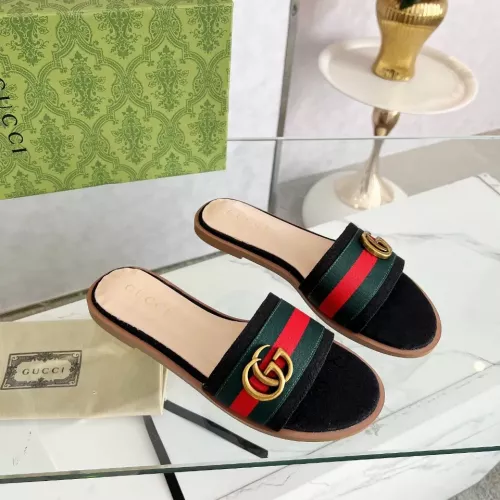 Cheap Gucci Slippers For Women #1320373 Replica Wholesale [$82.00 USD] [ITEM#1320373] on Replica Gucci Slippers