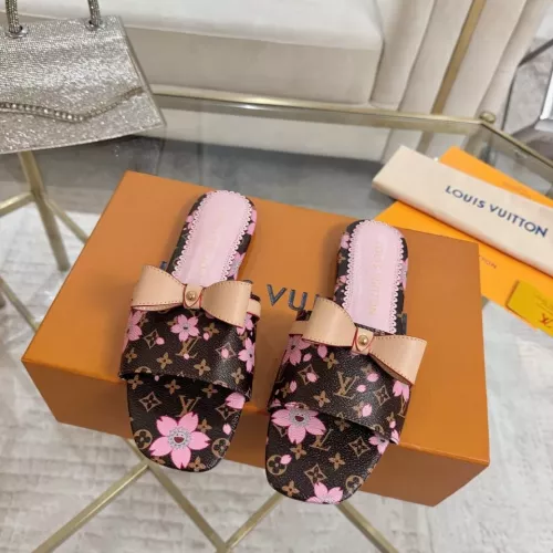 Cheap Louis Vuitton Slippers For Women #1320384 Replica Wholesale [$82.00 USD] [ITEM#1320384] on Replica Louis Vuitton Slippers