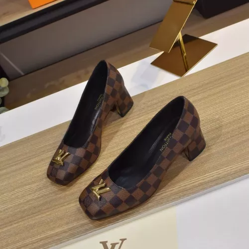 Cheap Louis Vuitton High-Heeled Shoes For Women #1320428 Replica Wholesale [$80.00 USD] [ITEM#1320428] on Replica Louis Vuitton High-Heeled Shoes