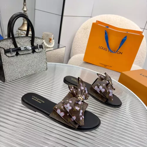Cheap Louis Vuitton Slippers For Women #1320440 Replica Wholesale [$85.00 USD] [ITEM#1320440] on Replica Louis Vuitton Slippers