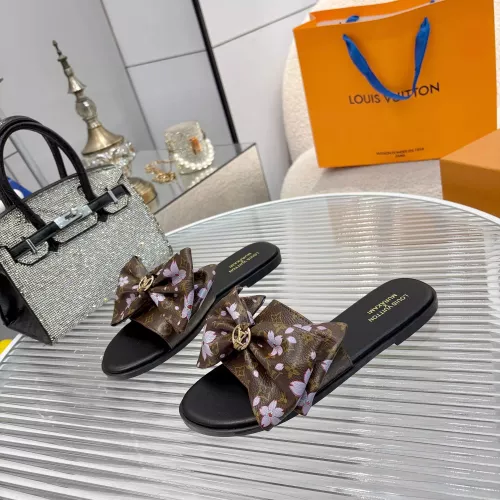 Cheap Louis Vuitton Slippers For Women #1320440 Replica Wholesale [$85.00 USD] [ITEM#1320440] on Replica Louis Vuitton Slippers