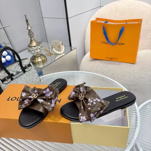 Cheap Louis Vuitton Slippers For Women #1320440 Replica Wholesale [$85.00 USD] [ITEM#1320440] on Replica Louis Vuitton Slippers