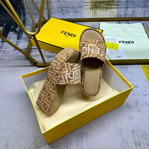 Cheap Fendi Slippers For Women #1320464 Replica Wholesale [$85.00 USD] [ITEM#1320464] on Replica Fendi Slippers