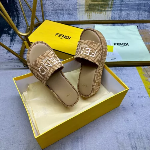 Cheap Fendi Slippers For Women #1320464 Replica Wholesale [$85.00 USD] [ITEM#1320464] on Replica Fendi Slippers