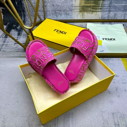 Cheap Fendi Slippers For Women #1320466 Replica Wholesale [$85.00 USD] [ITEM#1320466] on Replica Fendi Slippers