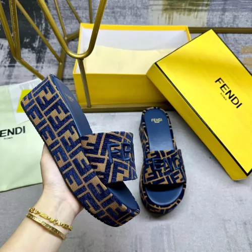 Cheap Fendi Slippers For Women #1320469 Replica Wholesale [$85.00 USD] [ITEM#1320469] on Replica Fendi Slippers