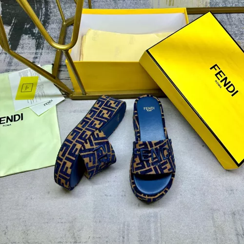 Cheap Fendi Slippers For Women #1320469 Replica Wholesale [$85.00 USD] [ITEM#1320469] on Replica Fendi Slippers