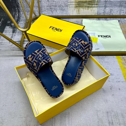 Cheap Fendi Slippers For Women #1320469 Replica Wholesale [$85.00 USD] [ITEM#1320469] on Replica Fendi Slippers