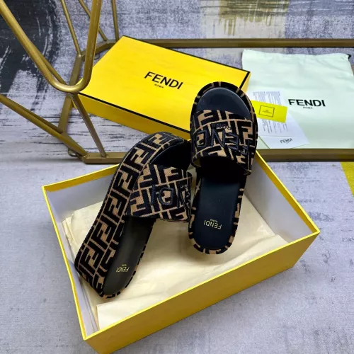 Cheap Fendi Slippers For Women #1320470 Replica Wholesale [$85.00 USD] [ITEM#1320470] on Replica Fendi Slippers