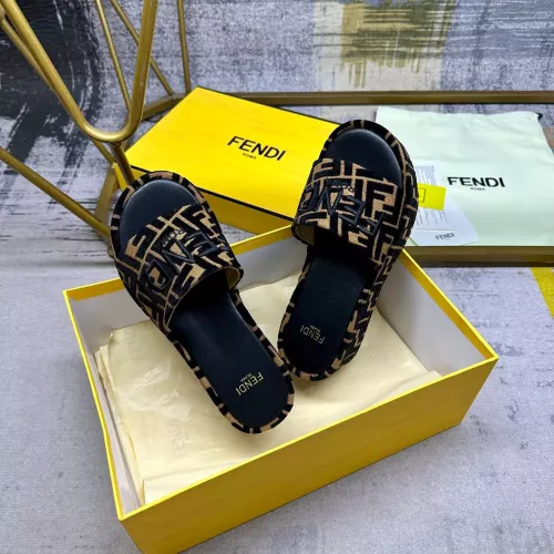 Cheap Fendi Slippers For Women #1320470 Replica Wholesale [$85.00 USD] [ITEM#1320470] on Replica Fendi Slippers