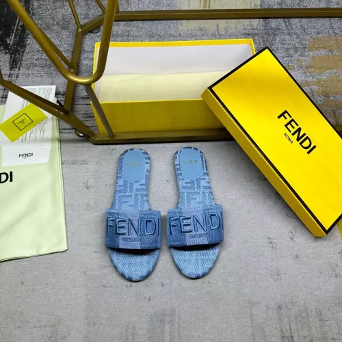 Cheap Fendi Slippers For Women #1320486 Replica Wholesale [$80.00 USD] [ITEM#1320486] on Replica Fendi Slippers
