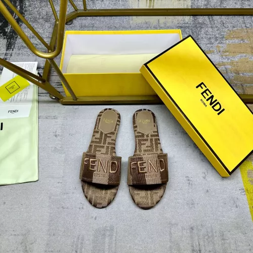 Cheap Fendi Slippers For Women #1320488 Replica Wholesale [$80.00 USD] [ITEM#1320488] on Replica Fendi Slippers