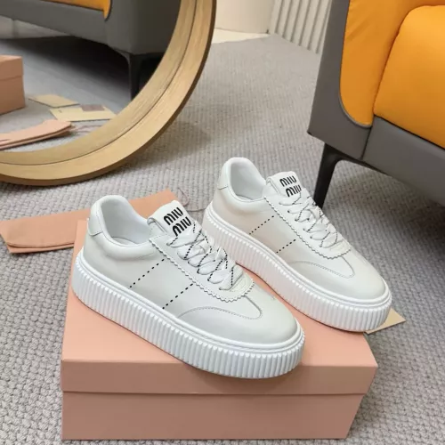 Cheap MIU MIU Casual Shoes For Women #1320566 Replica Wholesale [$102.00 USD] [ITEM#1320566] on Replica MIU MIU Casual Shoes