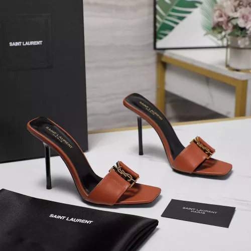 Cheap Yves Saint Laurent YSL Slippers For Women #1320624 Replica Wholesale [$108.00 USD] [ITEM#1320624] on Replica Yves Saint Laurent YSL Slippers