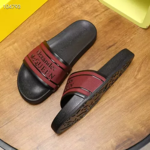Cheap Alexander McQueen Slippers For Men #1320650 Replica Wholesale [$68.00 USD] [ITEM#1320650] on Replica Alexander McQueen Slippers