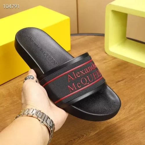 Cheap Alexander McQueen Slippers For Men #1320652 Replica Wholesale [$68.00 USD] [ITEM#1320652] on Replica Alexander McQueen Slippers