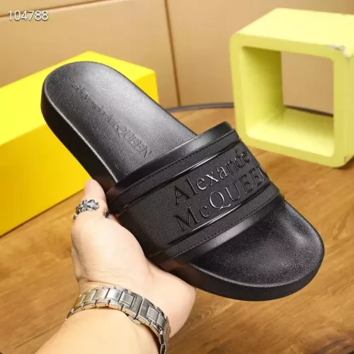 Cheap Alexander McQueen Slippers For Men #1320653 Replica Wholesale [$68.00 USD] [ITEM#1320653] on Replica Alexander McQueen Slippers
