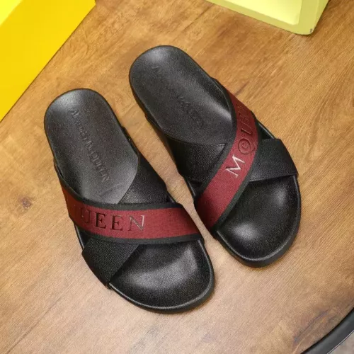 Cheap Alexander McQueen Slippers For Men #1320660 Replica Wholesale [$68.00 USD] [ITEM#1320660] on Replica Alexander McQueen Slippers