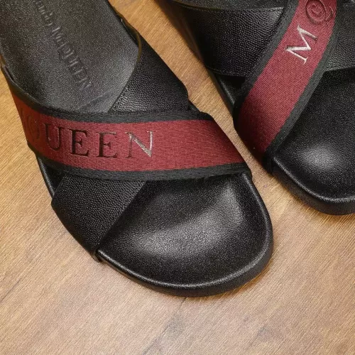 Cheap Alexander McQueen Slippers For Men #1320660 Replica Wholesale [$68.00 USD] [ITEM#1320660] on Replica Alexander McQueen Slippers