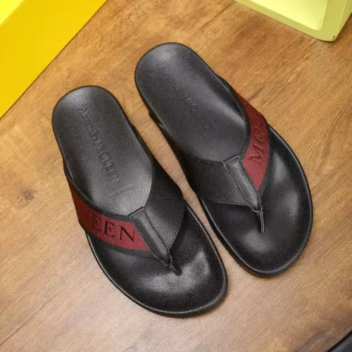 Cheap Alexander McQueen Slippers For Men #1320661 Replica Wholesale [$68.00 USD] [ITEM#1320661] on Replica Alexander McQueen Slippers