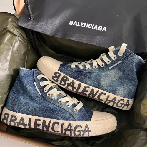 Cheap Balenciaga High Tops Shoes For Men #1320686 Replica Wholesale [$92.00 USD] [ITEM#1320686] on Replica Balenciaga High Tops Shoes