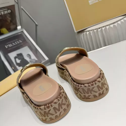 Cheap Michael Kors Slippers For Women #1320687 Replica Wholesale [$85.00 USD] [ITEM#1320687] on Replica Michael Kors Slippers