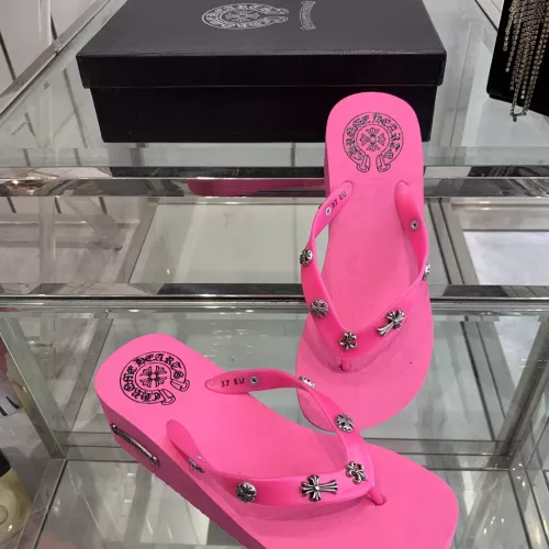 Cheap Chrome Hearts Slippers For Women #1320690 Replica Wholesale [$64.00 USD] [ITEM#1320690] on Replica Chrome Hearts Slippers