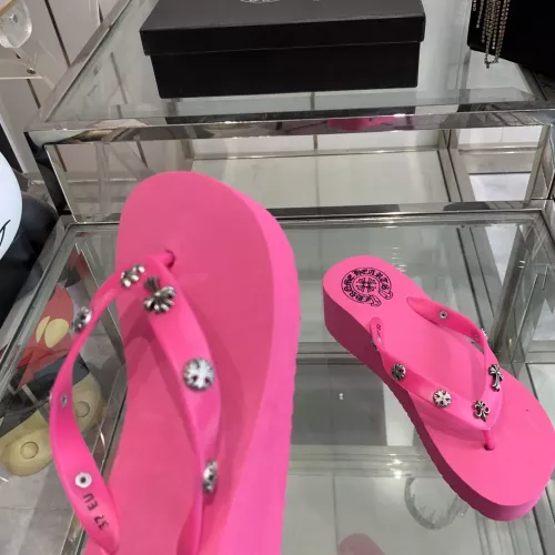 Cheap Chrome Hearts Slippers For Women #1320690 Replica Wholesale [$64.00 USD] [ITEM#1320690] on Replica Chrome Hearts Slippers