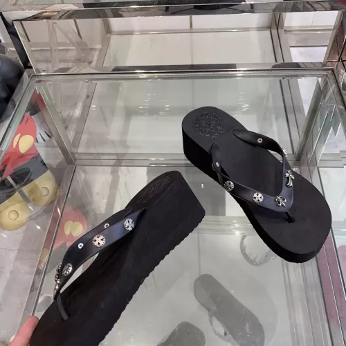 Cheap Chrome Hearts Slippers For Women #1320691 Replica Wholesale [$64.00 USD] [ITEM#1320691] on Replica Chrome Hearts Slippers