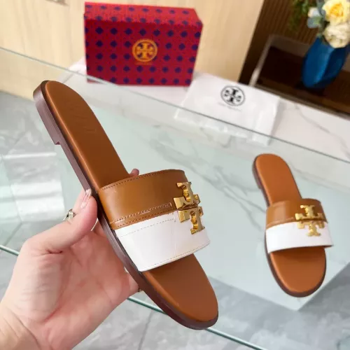 Cheap Tory Burch TB Slippers For Women #1320727 Replica Wholesale [$82.00 USD] [ITEM#1320727] on Replica Tory Burch TB Slippers