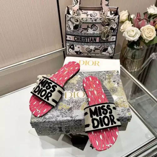 Cheap Christian Dior Slippers For Women #1320753 Replica Wholesale [$68.00 USD] [ITEM#1320753] on Replica Christian Dior Slippers