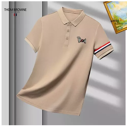 Cheap Thom Browne TB T-Shirts Short Sleeved For Men #1321018 Replica Wholesale [$29.00 USD] [ITEM#1321018] on Replica Thom Browne TB T-Shirts
