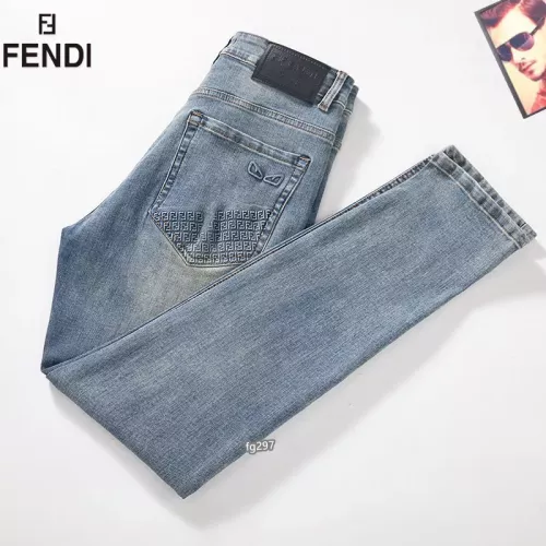 Cheap Fendi Jeans For Men #1321274 Replica Wholesale [$42.00 USD] [ITEM#1321274] on Replica Fendi Jeans