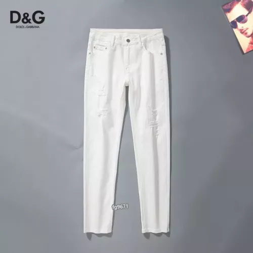 Cheap Dolce &amp; Gabbana D&amp;G Jeans For Men #1321295 Replica Wholesale [$42.00 USD] [ITEM#1321295] on Replica Dolce &amp; Gabbana D&amp;G Jeans