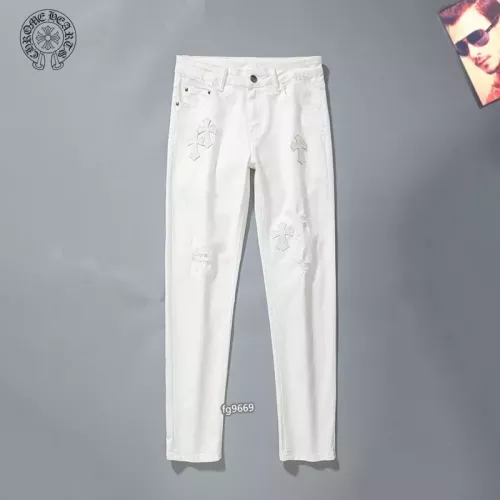 Cheap Chrome Hearts Jeans For Men #1321296 Replica Wholesale [$42.00 USD] [ITEM#1321296] on Replica Chrome Hearts Jeans