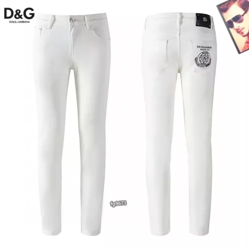 Cheap Dolce &amp; Gabbana D&amp;G Jeans For Men #1321300 Replica Wholesale [$42.00 USD] [ITEM#1321300] on Replica Dolce &amp; Gabbana D&amp;G Jeans
