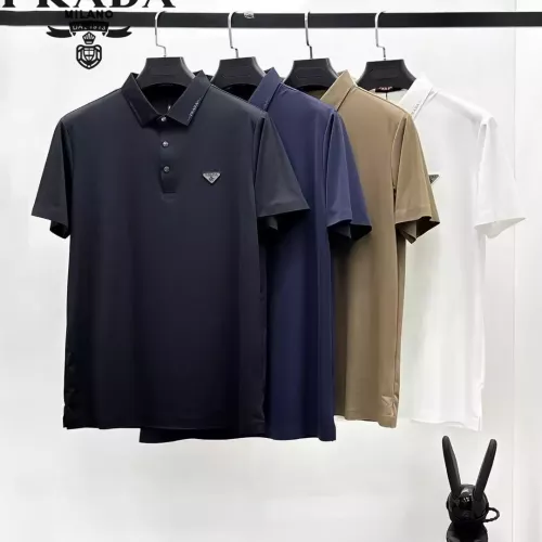 Cheap Prada T-Shirts Short Sleeved For Men #1321334 Replica Wholesale [$48.00 USD] [ITEM#1321334] on Replica Prada T-Shirts
