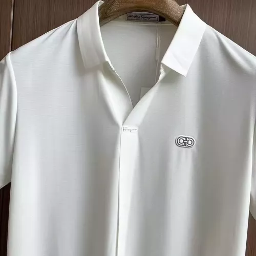 Cheap Salvatore Ferragamo Shirts Short Sleeved For Men #1321379 Replica Wholesale [$52.00 USD] [ITEM#1321379] on Replica Salvatore Ferragamo Shirts