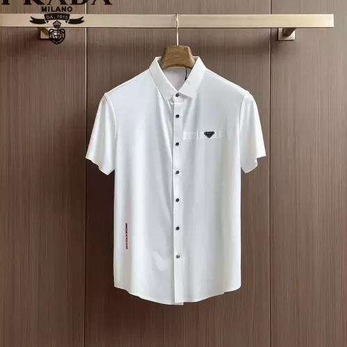 Prada Shirts Short Sleeved For Men #1321385