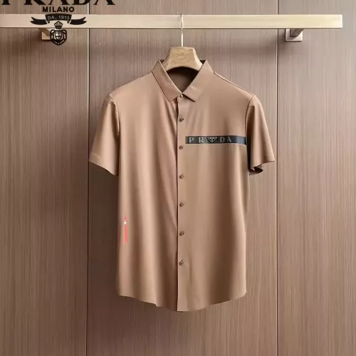 Prada Shirts Short Sleeved For Men #1321387