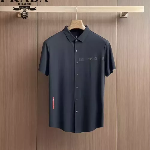 Prada Shirts Short Sleeved For Men #1321388