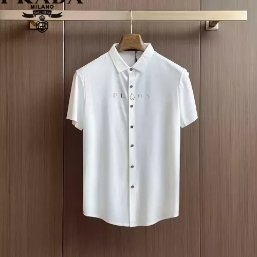 Prada Shirts Short Sleeved For Men #1321389