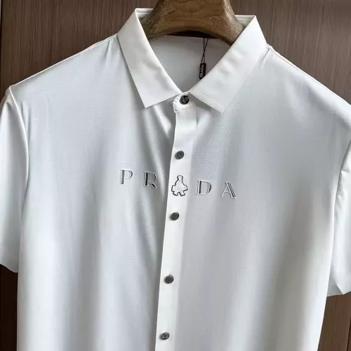 Cheap Prada Shirts Short Sleeved For Men #1321389 Replica Wholesale [$52.00 USD] [ITEM#1321389] on Replica Prada Shirts
