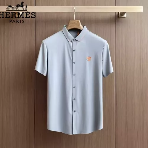 Hermes Shirts Short Sleeved For Men #1321396