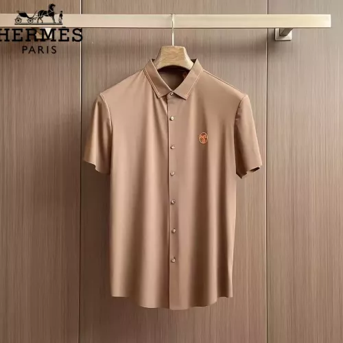 Hermes Shirts Short Sleeved For Men #1321397
