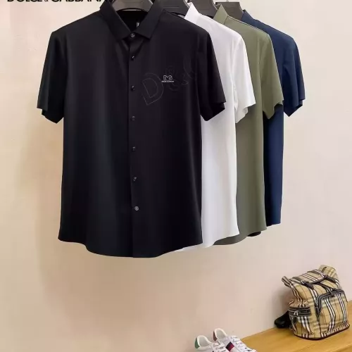 Cheap Dolce &amp; Gabbana D&amp;G Shirts Short Sleeved For Men #1321410 Replica Wholesale [$52.00 USD] [ITEM#1321410] on Replica Dolce &amp; Gabbana D&amp;G Shirts